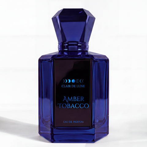 Amber Tobacco Extrait de Parfum von Clair de Lune – rauchig-fruchtiger, pudrig-süßer Unisex-Duft für Herbst und Winter